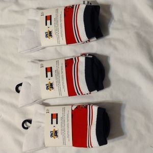 Three Packs of Tommy Hilfiger Space Jam Crew Socks